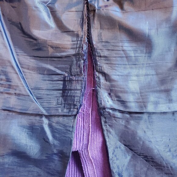 *AS-IS* Vintage Purple Corduroy Pencil Skirt - Picture 7 of 7